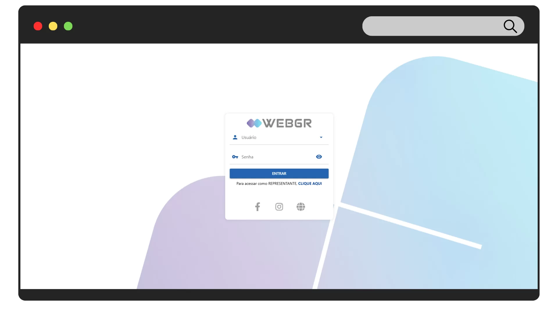 Gestor WEBGR - Painel 1