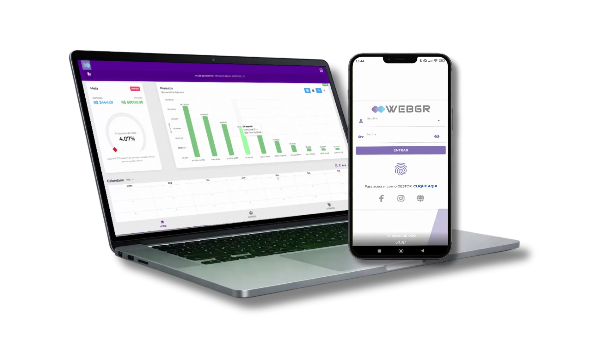 Aplicativo WEBGR