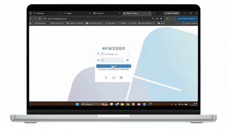 WEBGR Gestor Demonstração