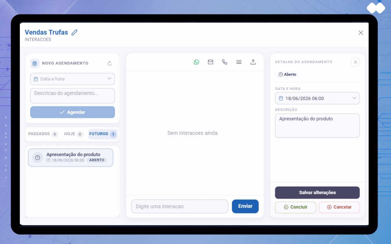 Extensão WEBGR WhatsApp - Atendimentos
