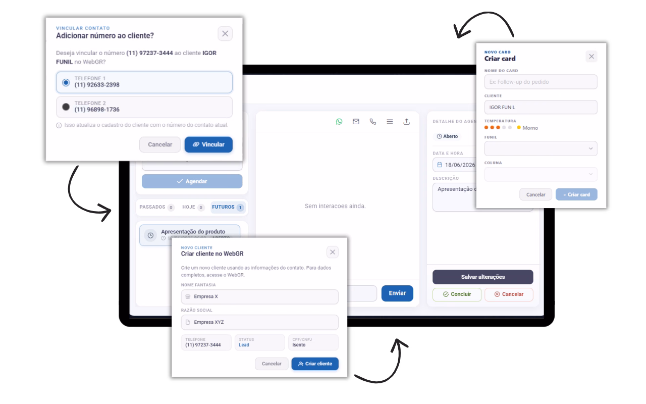 Extensão do WhatsApp WEBGR no Navegador